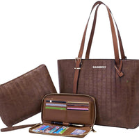 Croc Bag Brown. - Bagbreez.pk