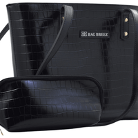 Black Crocodile Bag. - Bagbreez.pk