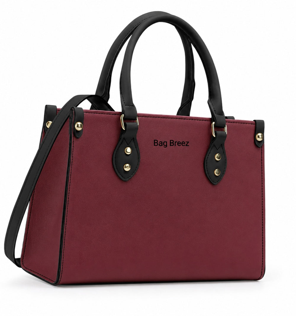 Carry Shoulder Bag Mehroon - Bagbreez.pk