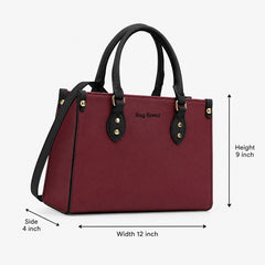 Carry Shoulder Bag Mehroon - Bagbreez.pk