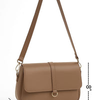 Everyday Flap Bag dark Brown Bagbreez.pk