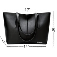 Versatile Tote Bag Black Bagbreez.pk