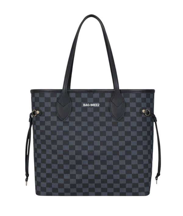 Black Checker Bag. - Bagbreez.pk