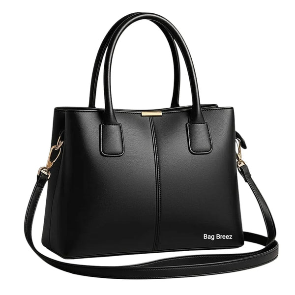 Classic Shoulder Bag Black. Bagbreez.pk