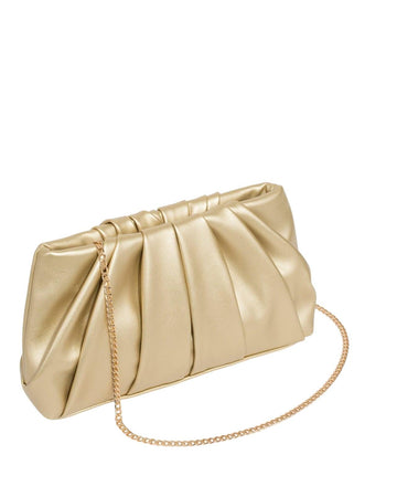 Flora Cultch Bag Golden - Bagbreez.pk