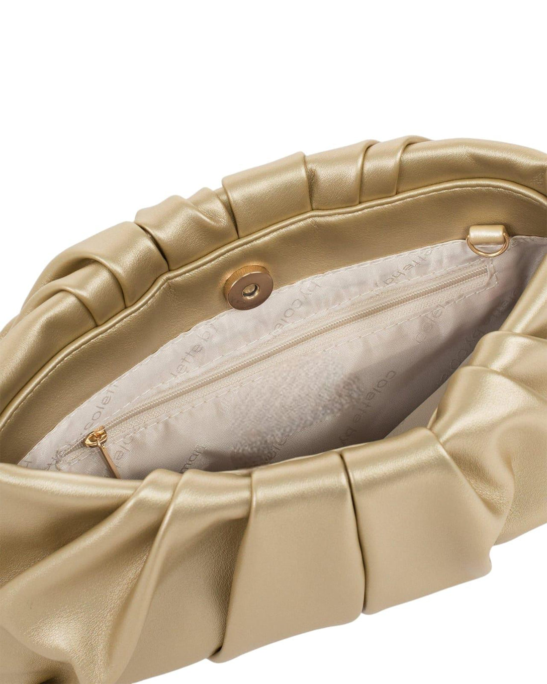 Flora Cultch Bag Golden - Bagbreez.pk