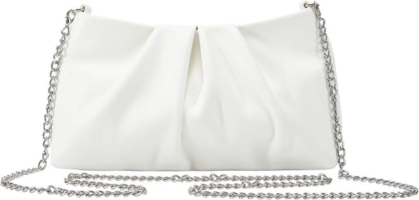 Flora Clutch Bag White. - Bagbreez.pk
