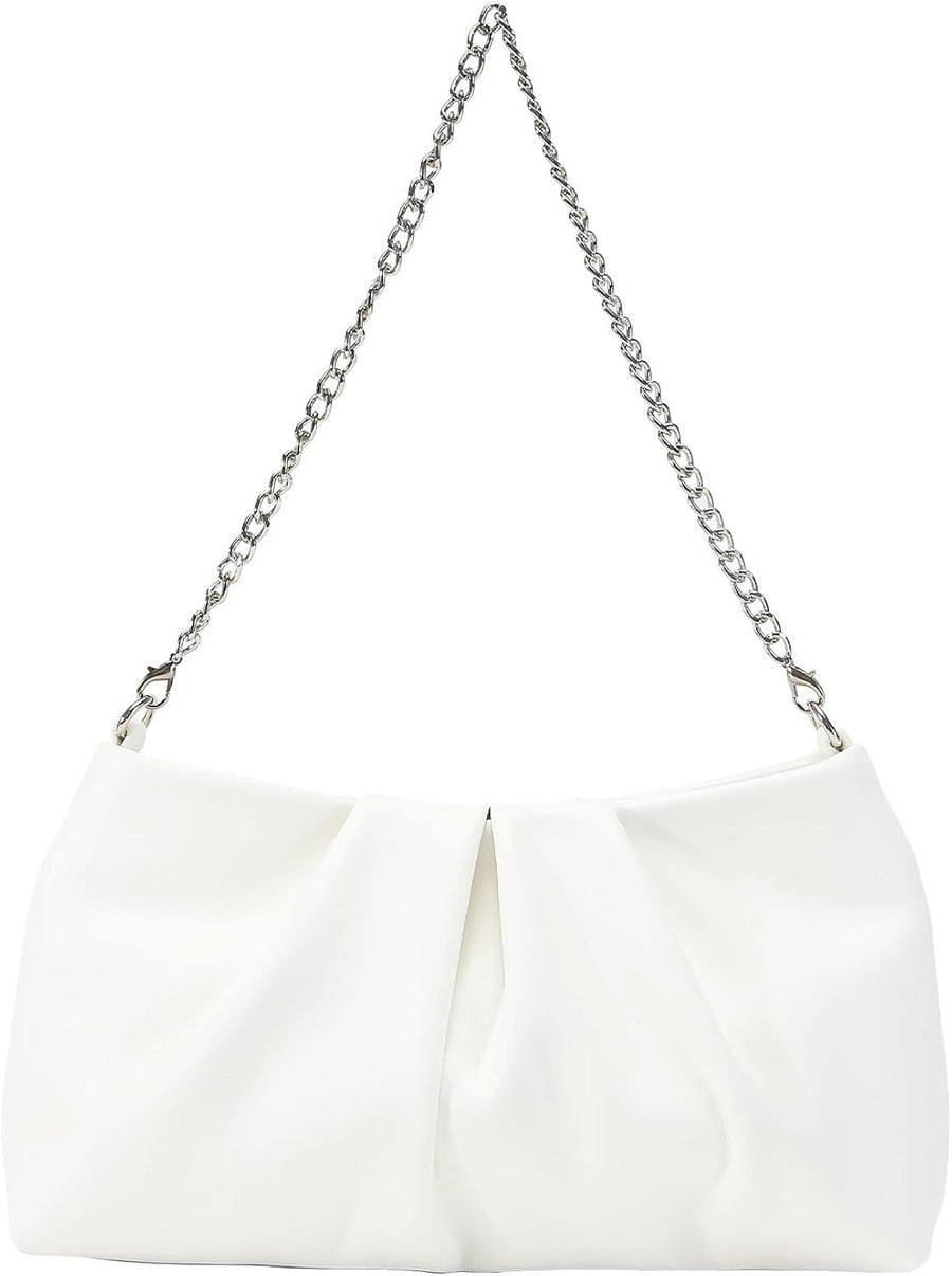 Flora Clutch Bag White. - Bagbreez.pk