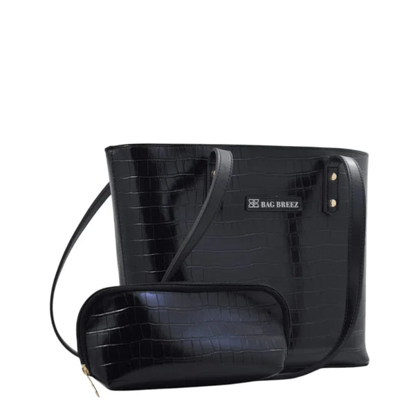 Black Crocodile Bag. Bagbreez.pk