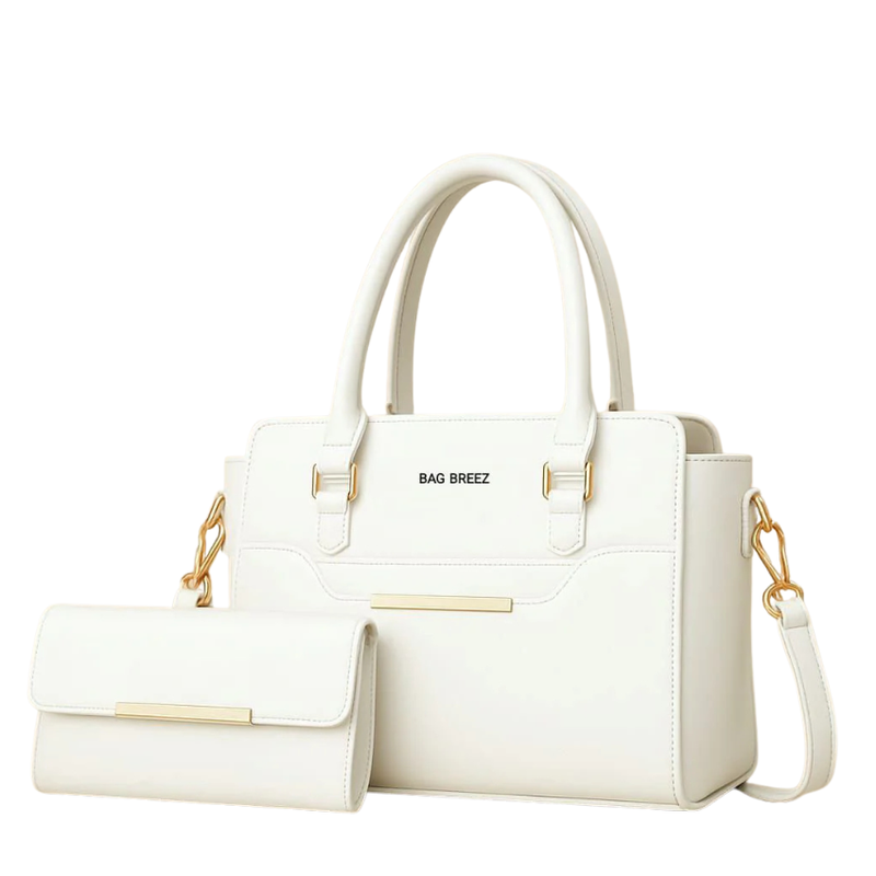 Hike Haven Handbag White.. Bagbreez.pk