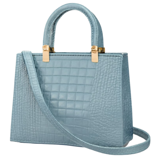 Fancy sky Blue Crossbody Bag. Bagbreez.pk