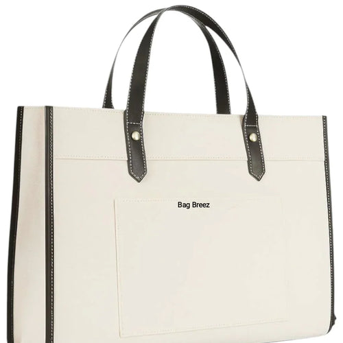 Canvas Bag  White Black