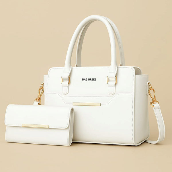 Hike Haven Handbag White.. Bagbreez.pk