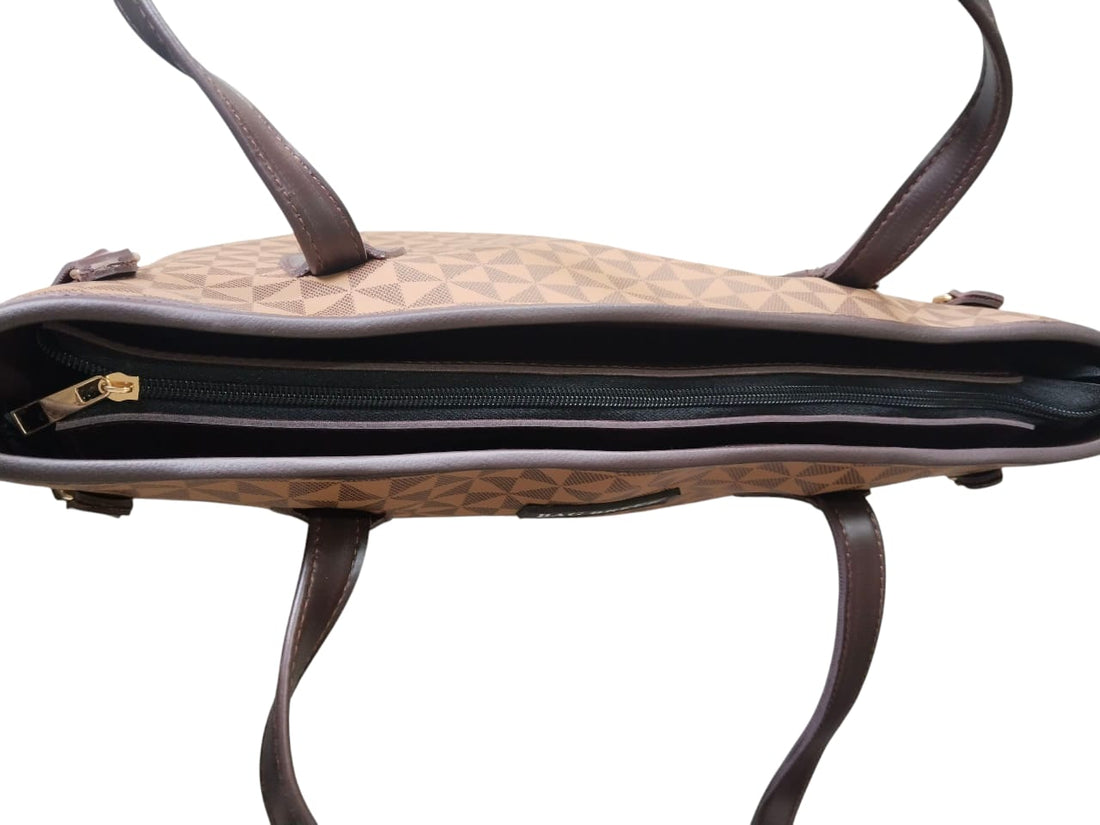 Dark Brown Checkered Neverfull Bag. Bagbreez.pk