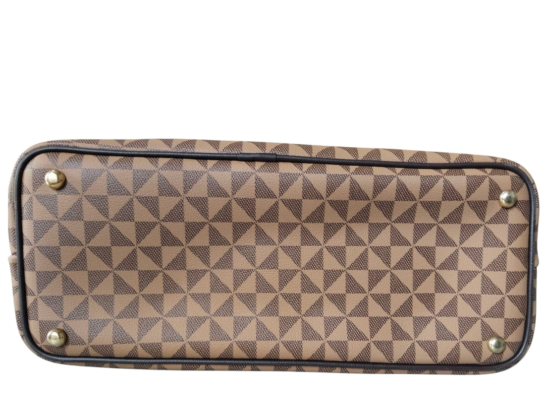 Dark Brown Checkered Neverfull Bag. Bagbreez.pk