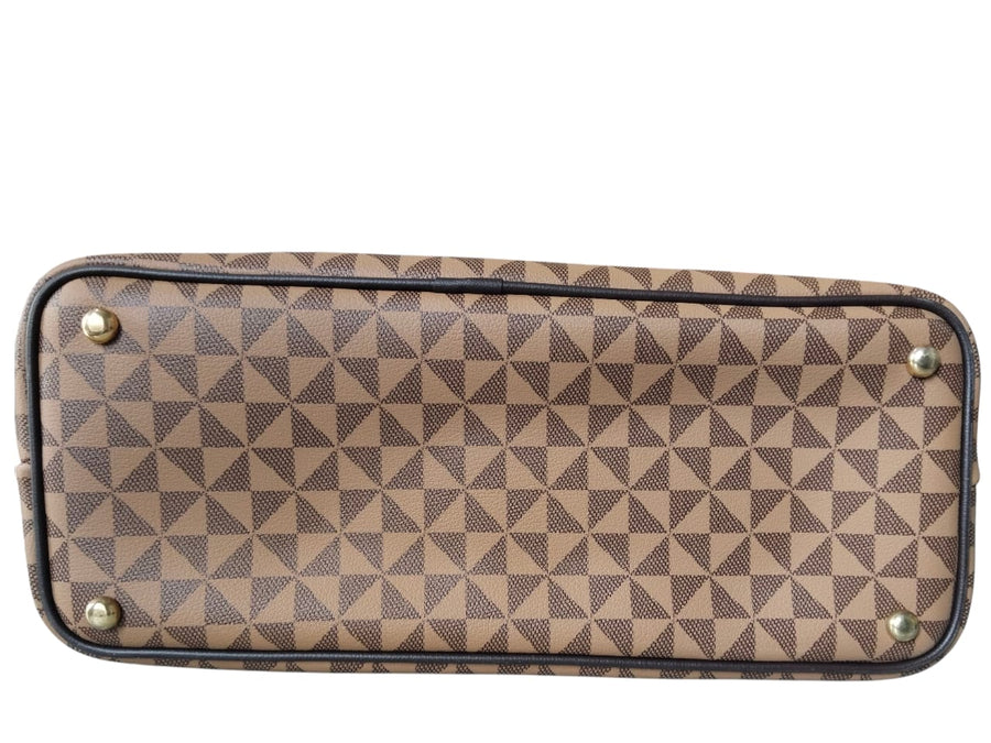 Dark Brown Checkered Neverfull Bag. Bagbreez.pk