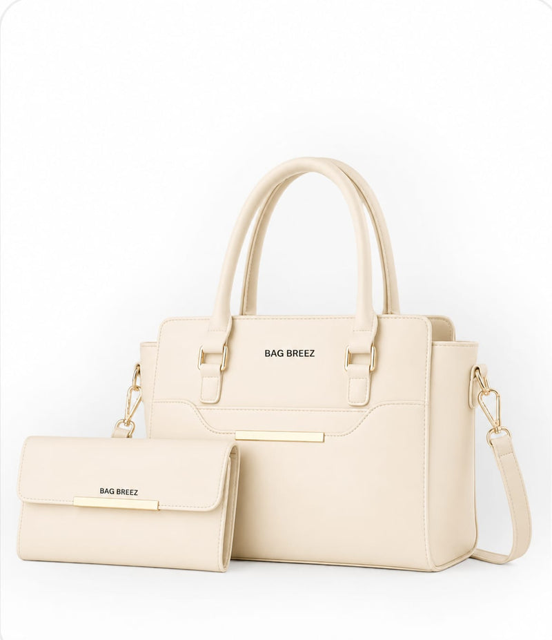 Hike Heaven Shoulder Bag Beige - Bagbreez.pk