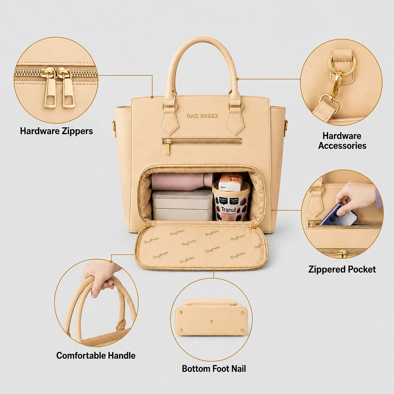 Zareen Tote Bag - Bagbreez.pk