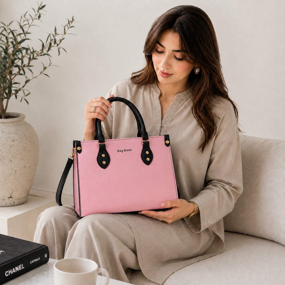 Carry shoulder Bag Pink - Bagbreez.pk