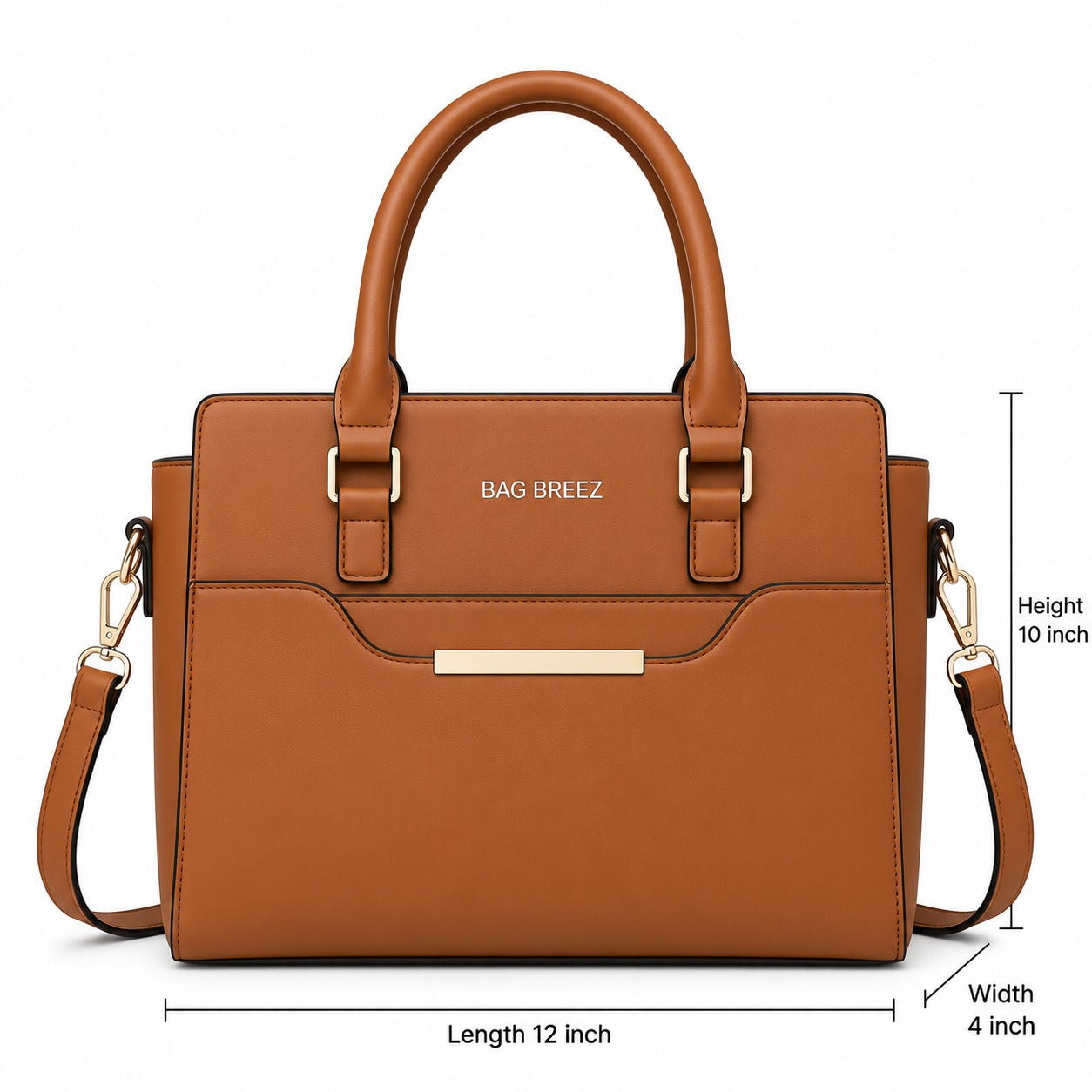 Hike Hevan Shoulder Bag Tan Brown - Bagbreez.pk