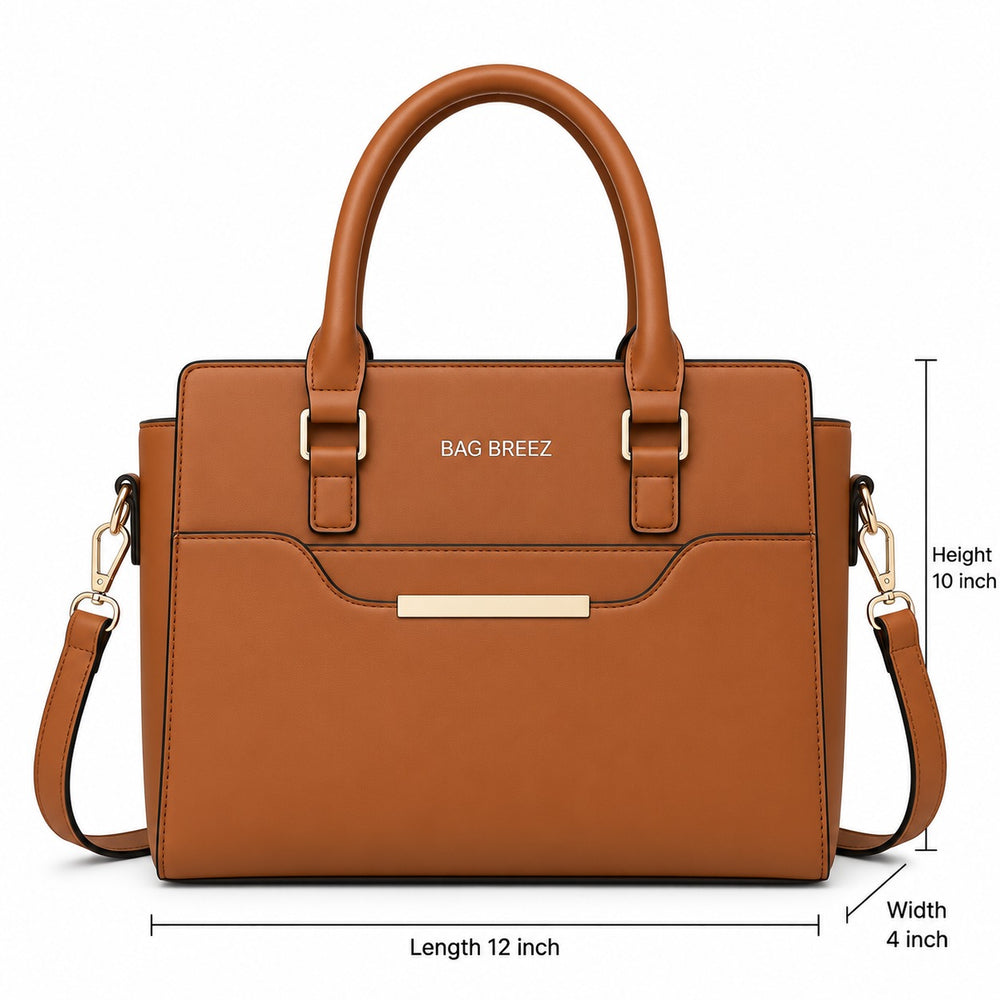 Hike Hevan Shoulder Bag Tan Brown - Bagbreez.pk