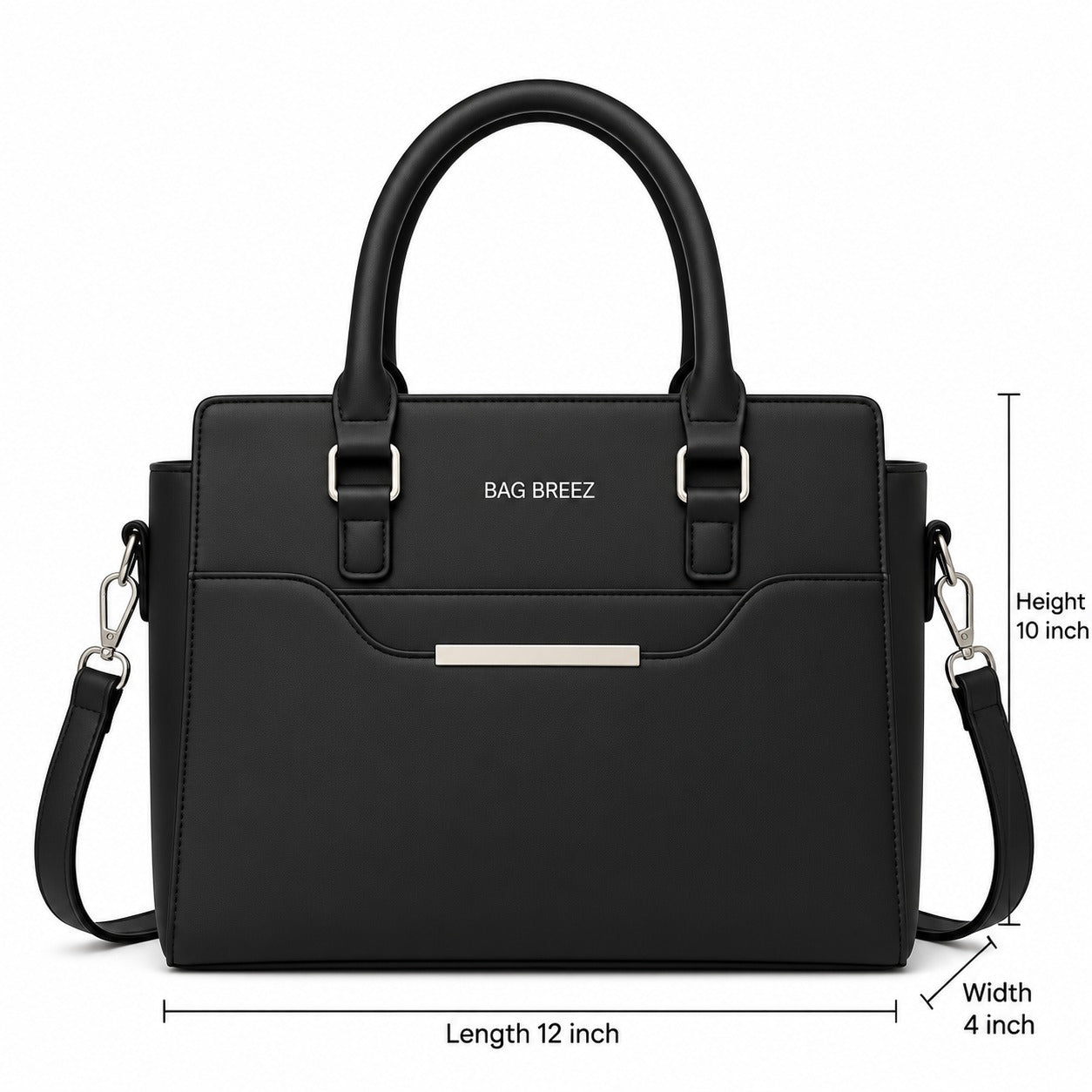 Hike Hevan Shoulder Bag Black - Bagbreez.pk