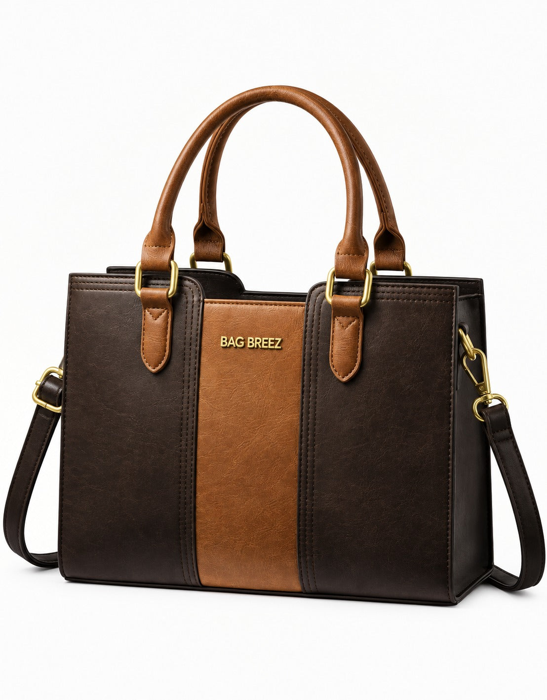 Vintage Leather Shoulder Handbag - Bagbreez.pk