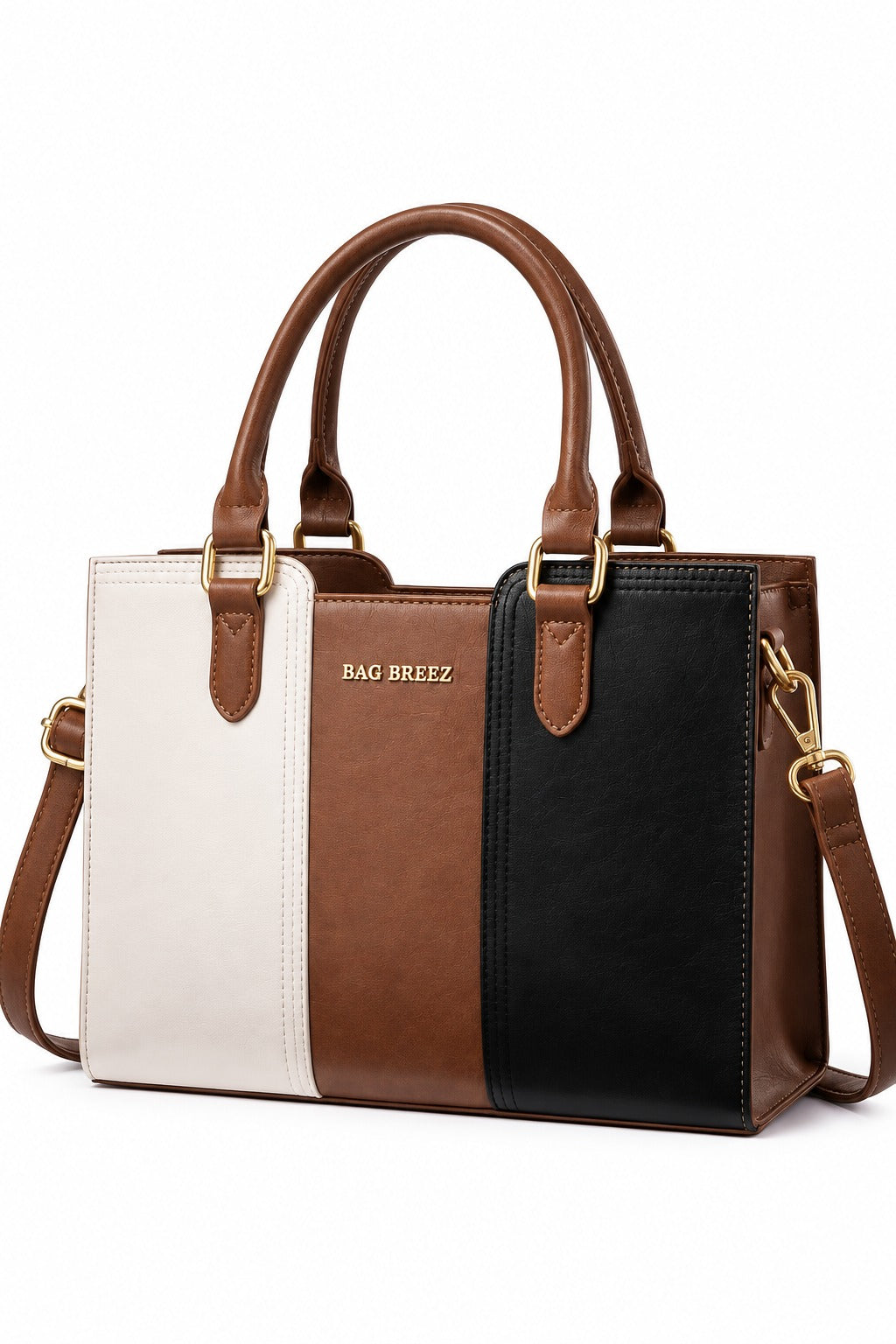 Vintage Leather Shoulder Handbag - Bagbreez.pk