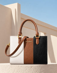 Vintage Leather Shoulder Handbag - Bagbreez.pk