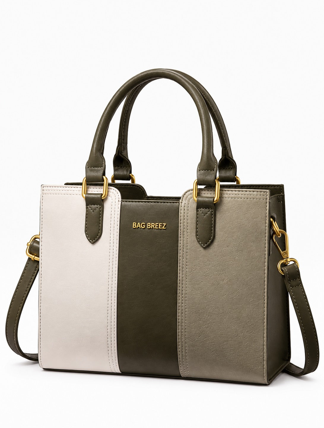 Vintage Leather Shoulder Handbag - Bagbreez.pk