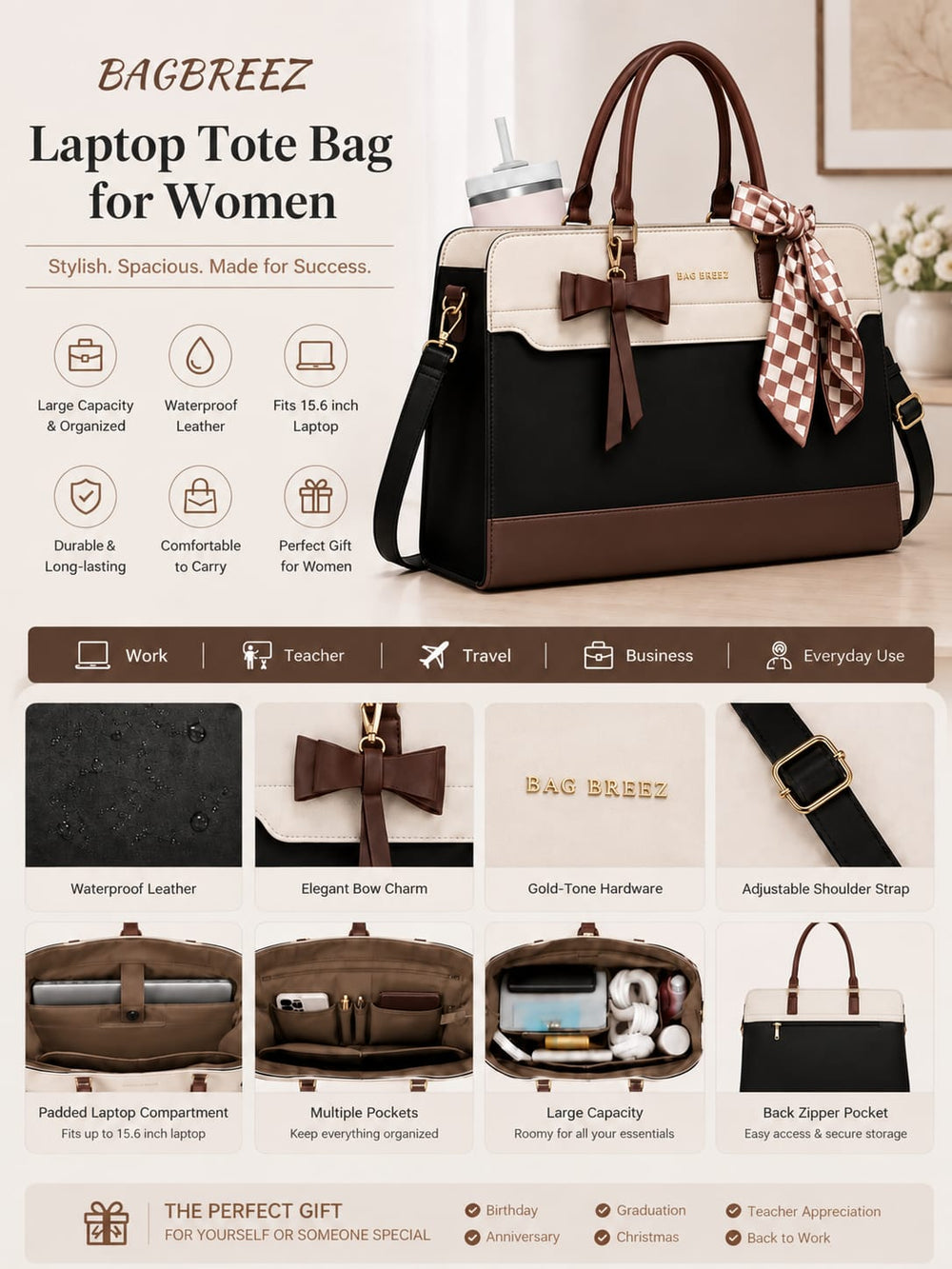 Jabeen Hand + Tote Bag Bundle - Bagbreez.pk