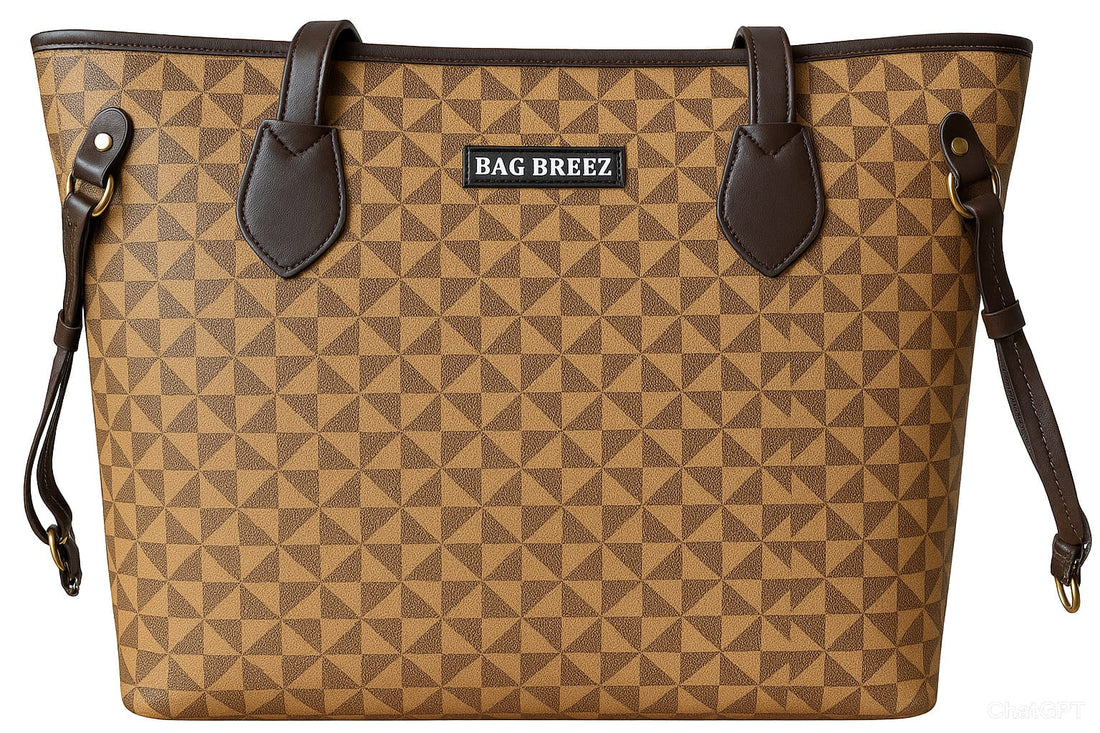 Dark Brown Checkered Neverfull Bag. Bagbreez.pk