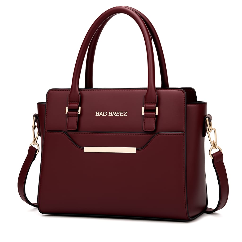 Hike Haven Handbag Mehroon Bagbreez.pk