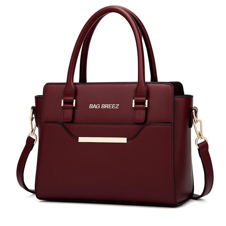 Hike Haven Handbag Mehroon Bagbreez.pk